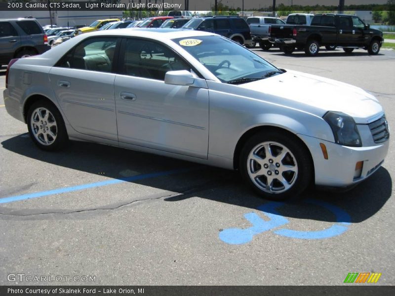 Light Platinum / Light Gray/Ebony 2003 Cadillac CTS Sedan