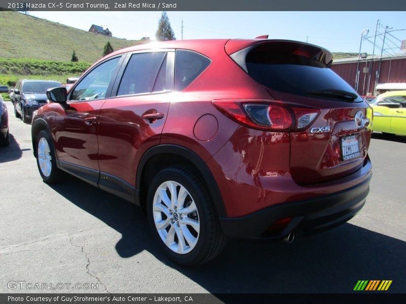 Zeal Red Mica / Sand 2013 Mazda CX-5 Grand Touring