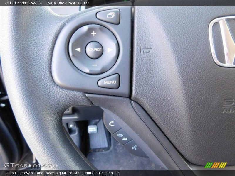 Crystal Black Pearl / Black 2013 Honda CR-V LX