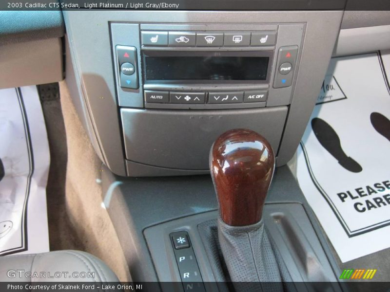 Light Platinum / Light Gray/Ebony 2003 Cadillac CTS Sedan