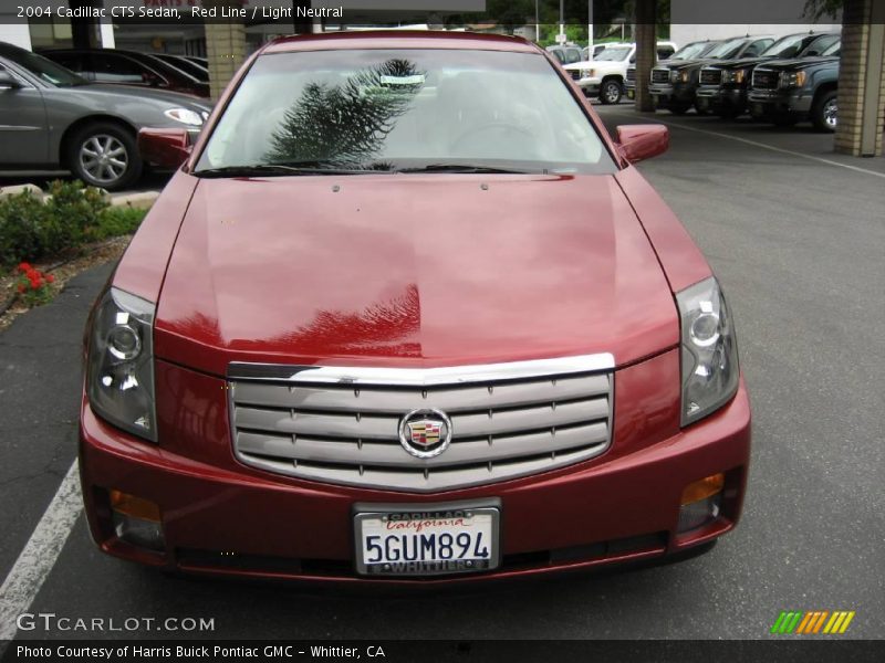 Red Line / Light Neutral 2004 Cadillac CTS Sedan