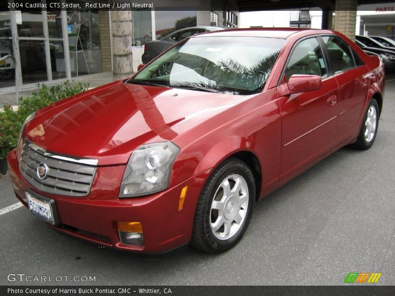 Red Line / Light Neutral 2004 Cadillac CTS Sedan