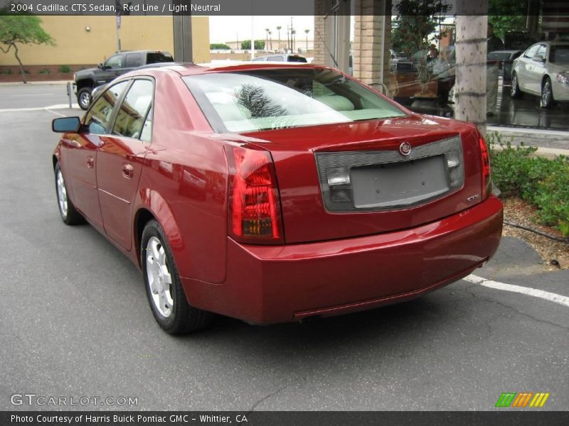 Red Line / Light Neutral 2004 Cadillac CTS Sedan