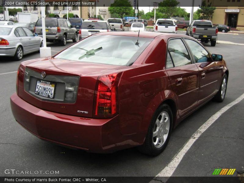 Red Line / Light Neutral 2004 Cadillac CTS Sedan