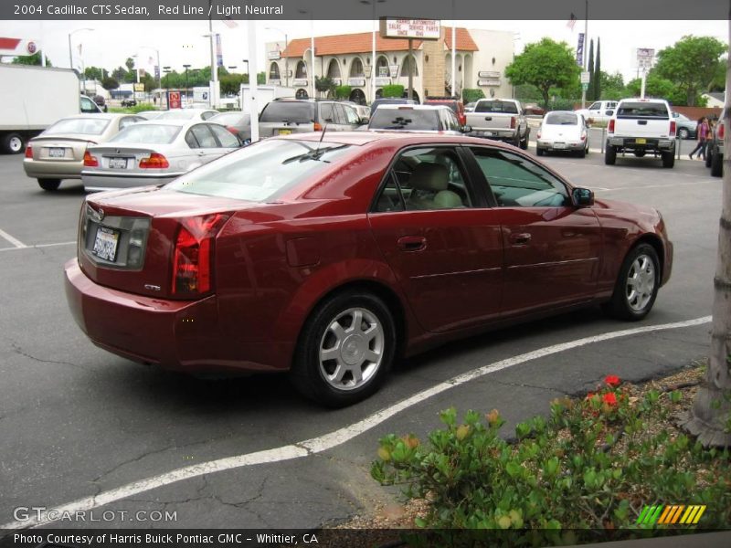 Red Line / Light Neutral 2004 Cadillac CTS Sedan