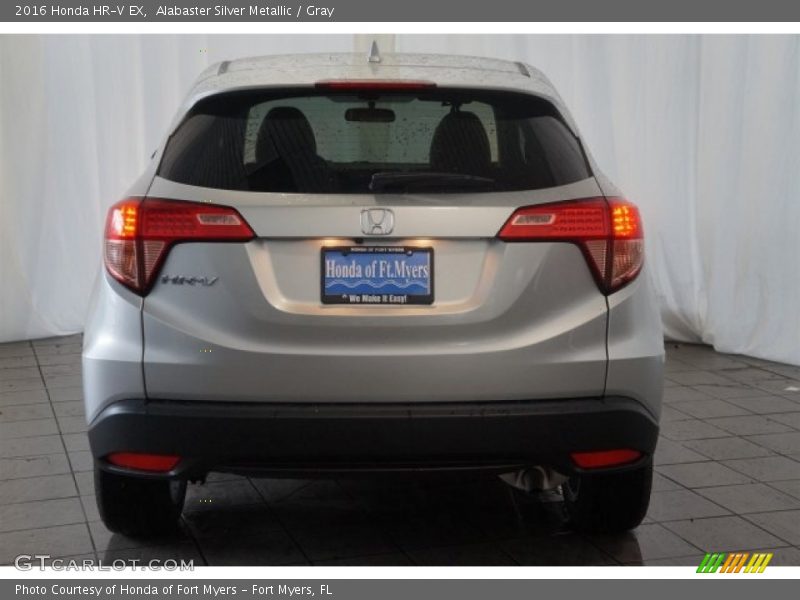 Alabaster Silver Metallic / Gray 2016 Honda HR-V EX