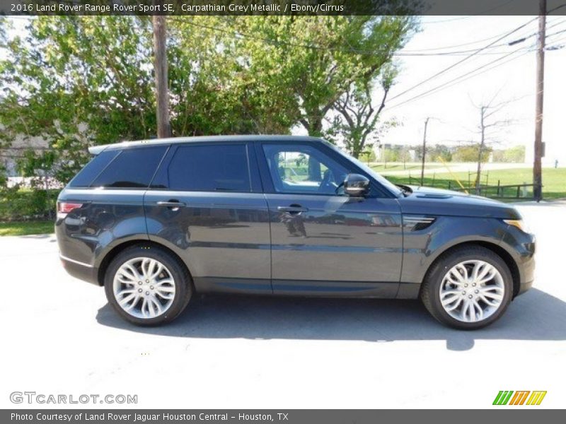 Carpathian Grey Metallic / Ebony/Cirrus 2016 Land Rover Range Rover Sport SE