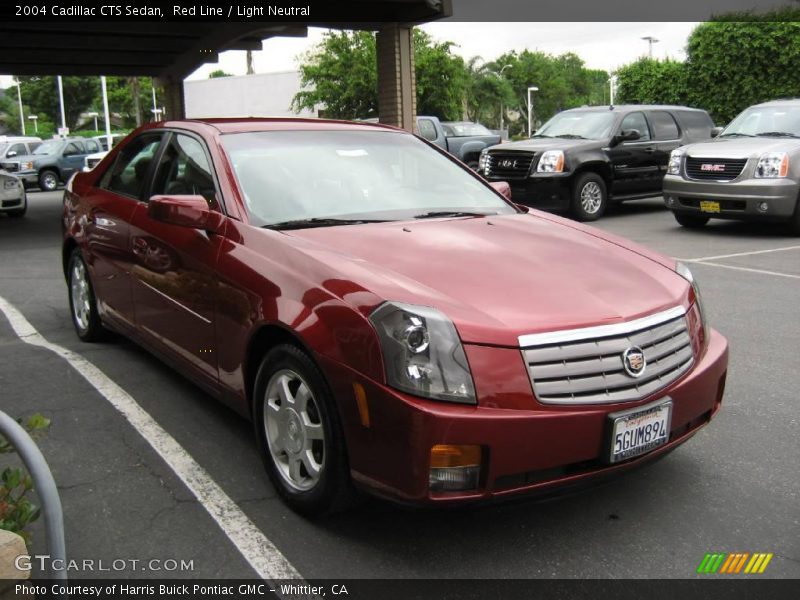 Red Line / Light Neutral 2004 Cadillac CTS Sedan