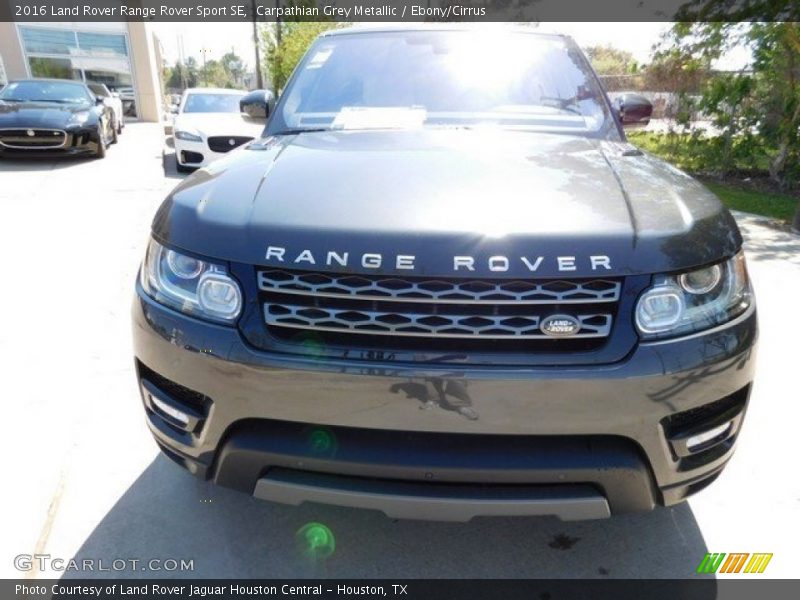 Carpathian Grey Metallic / Ebony/Cirrus 2016 Land Rover Range Rover Sport SE