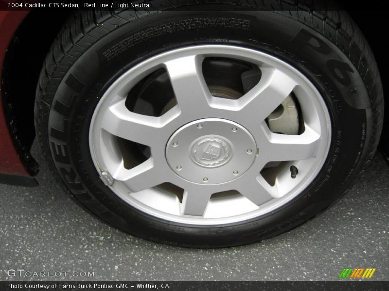 Red Line / Light Neutral 2004 Cadillac CTS Sedan