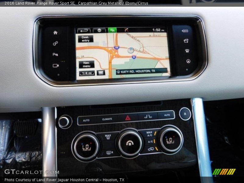 Carpathian Grey Metallic / Ebony/Cirrus 2016 Land Rover Range Rover Sport SE