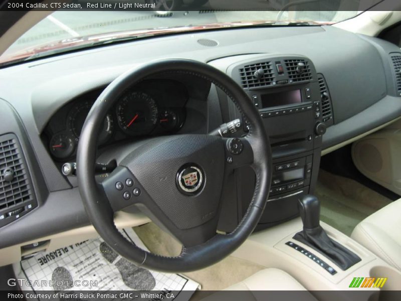 Red Line / Light Neutral 2004 Cadillac CTS Sedan