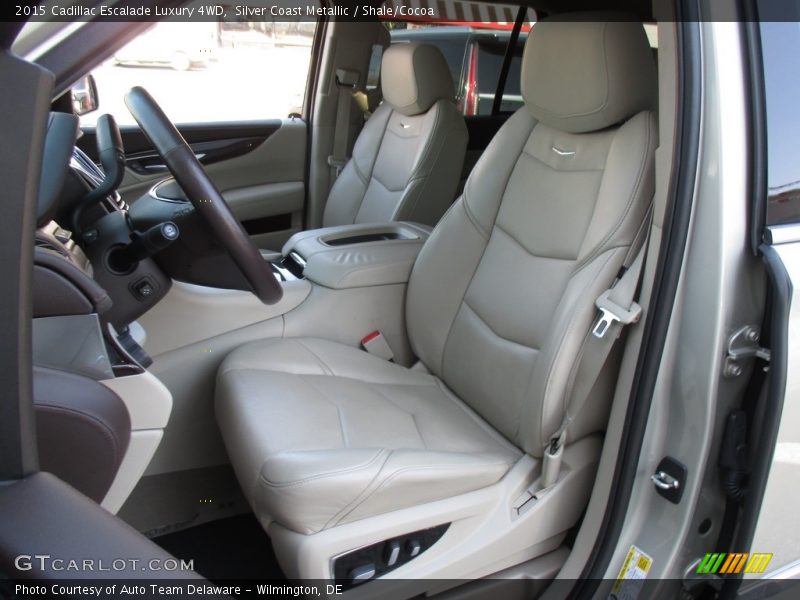 Silver Coast Metallic / Shale/Cocoa 2015 Cadillac Escalade Luxury 4WD