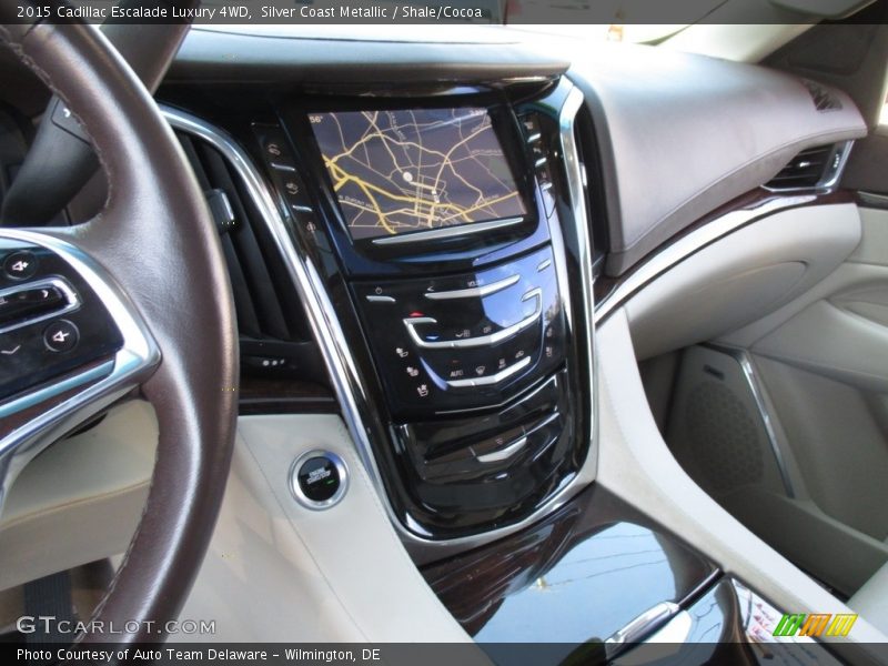 Silver Coast Metallic / Shale/Cocoa 2015 Cadillac Escalade Luxury 4WD