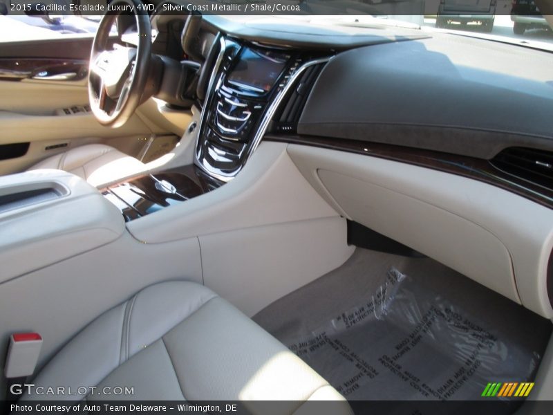 Silver Coast Metallic / Shale/Cocoa 2015 Cadillac Escalade Luxury 4WD