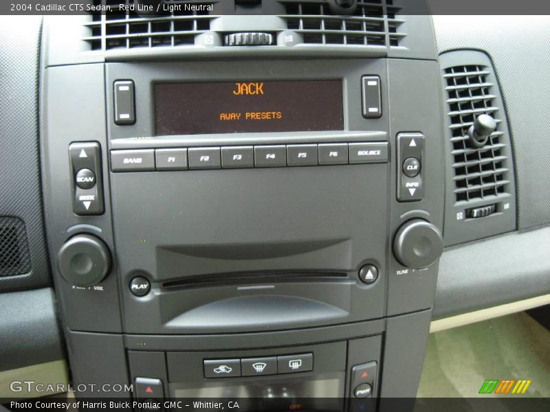 Red Line / Light Neutral 2004 Cadillac CTS Sedan