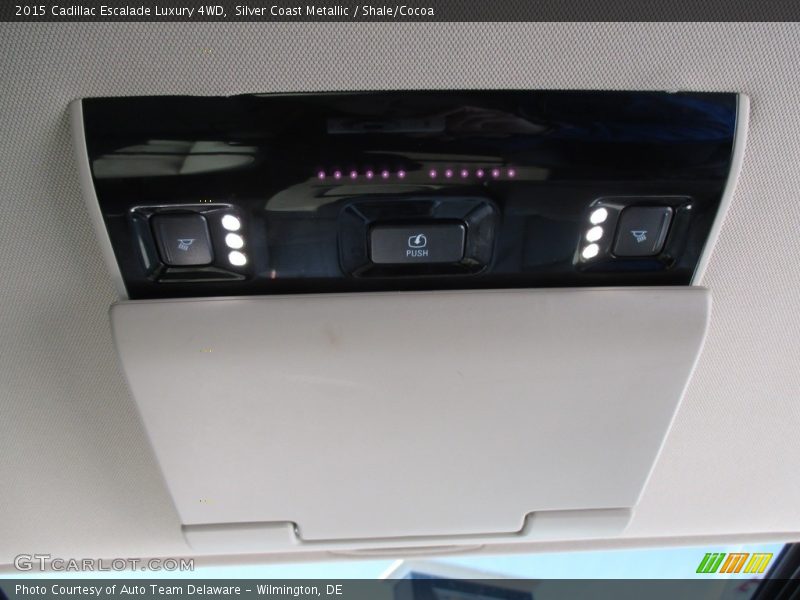 Silver Coast Metallic / Shale/Cocoa 2015 Cadillac Escalade Luxury 4WD