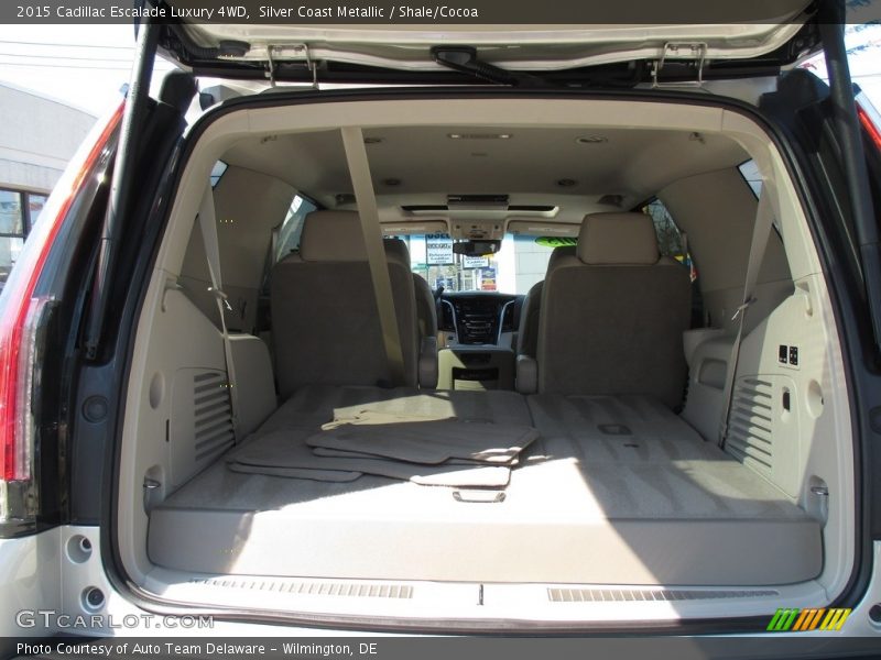 Silver Coast Metallic / Shale/Cocoa 2015 Cadillac Escalade Luxury 4WD