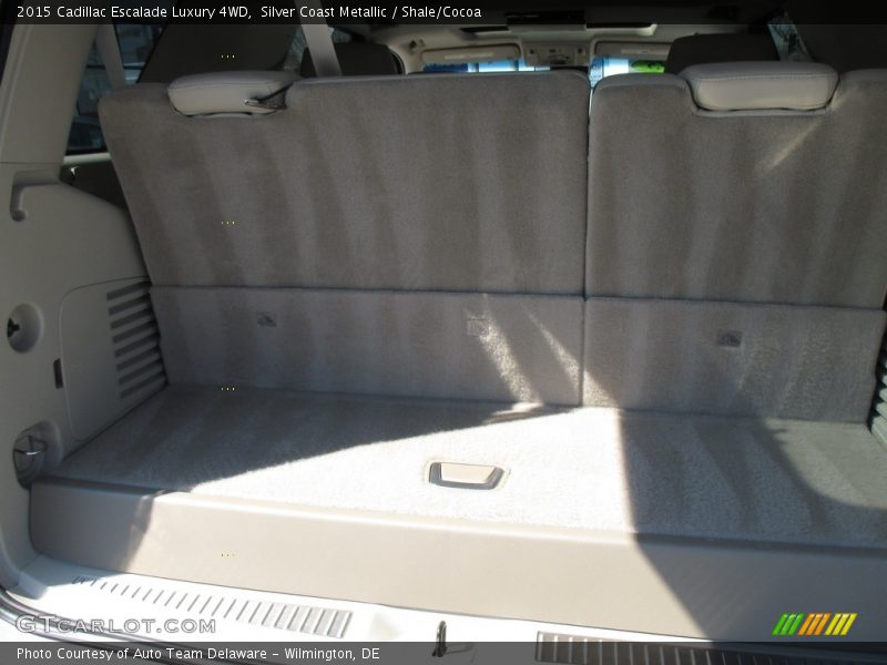 Silver Coast Metallic / Shale/Cocoa 2015 Cadillac Escalade Luxury 4WD