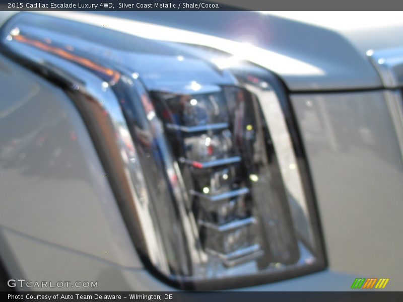Silver Coast Metallic / Shale/Cocoa 2015 Cadillac Escalade Luxury 4WD