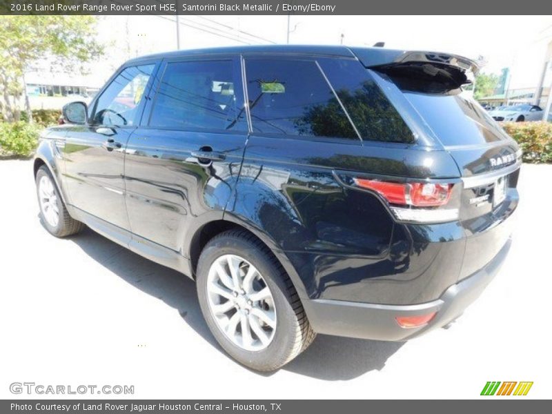 Santorini Black Metallic / Ebony/Ebony 2016 Land Rover Range Rover Sport HSE