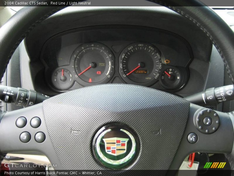 Red Line / Light Neutral 2004 Cadillac CTS Sedan