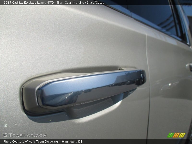 Silver Coast Metallic / Shale/Cocoa 2015 Cadillac Escalade Luxury 4WD