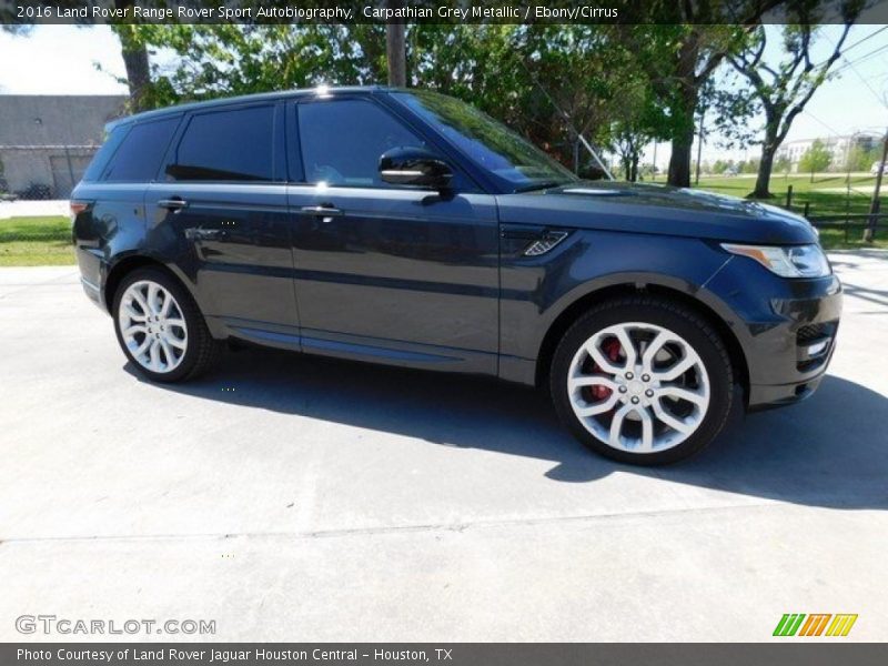 Carpathian Grey Metallic / Ebony/Cirrus 2016 Land Rover Range Rover Sport Autobiography