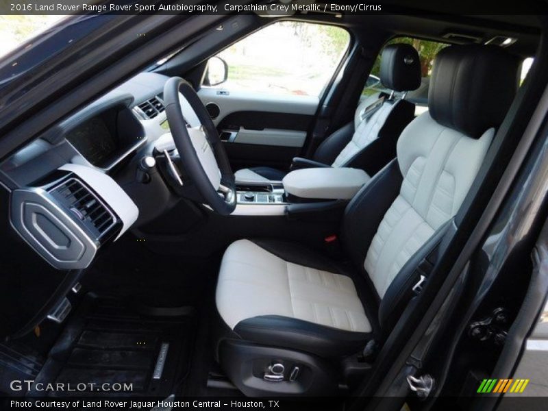 Front Seat of 2016 Range Rover Sport Autobiography
