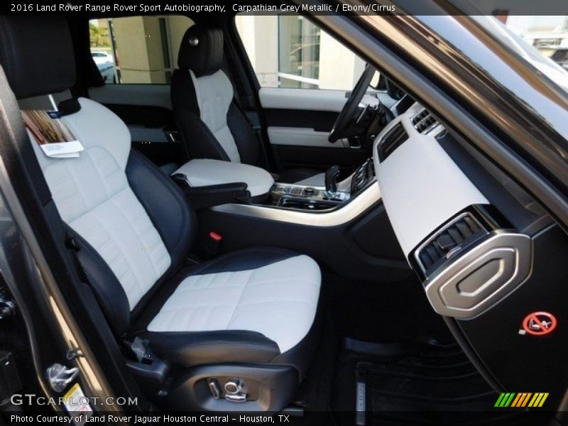 Carpathian Grey Metallic / Ebony/Cirrus 2016 Land Rover Range Rover Sport Autobiography