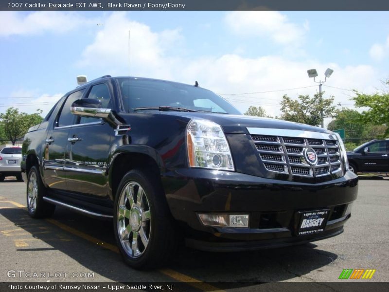 Black Raven / Ebony/Ebony 2007 Cadillac Escalade EXT AWD
