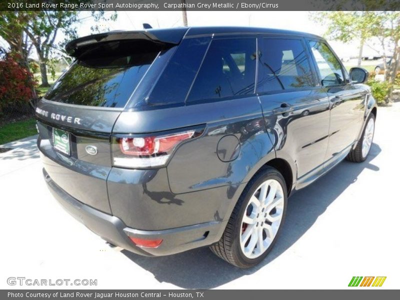 Carpathian Grey Metallic / Ebony/Cirrus 2016 Land Rover Range Rover Sport Autobiography