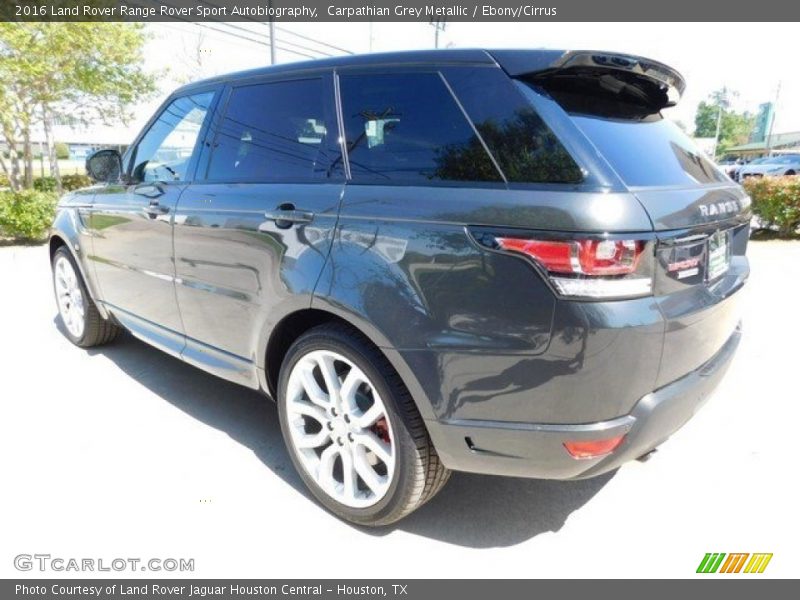 Carpathian Grey Metallic / Ebony/Cirrus 2016 Land Rover Range Rover Sport Autobiography