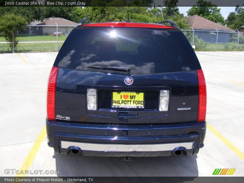 Blue Chip / Light Gray 2006 Cadillac SRX V6