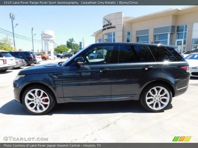 Carpathian Grey Metallic / Ebony/Cirrus 2016 Land Rover Range Rover Sport Autobiography