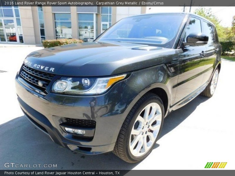 Carpathian Grey Metallic / Ebony/Cirrus 2016 Land Rover Range Rover Sport Autobiography