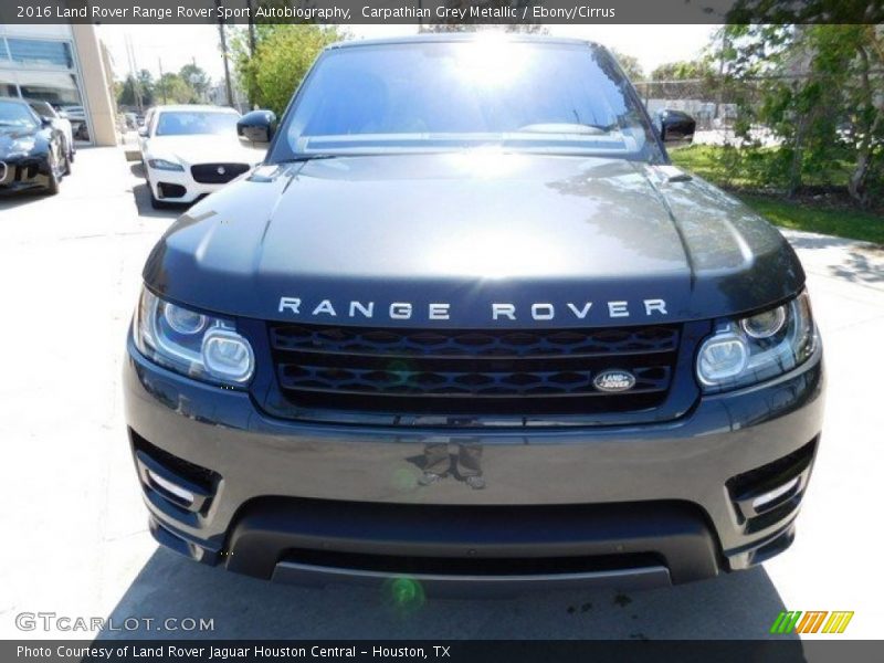 Carpathian Grey Metallic / Ebony/Cirrus 2016 Land Rover Range Rover Sport Autobiography