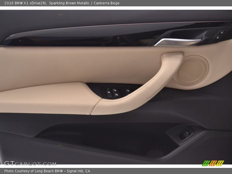 Sparkling Brown Metallic / Canberra Beige 2016 BMW X1 xDrive28i