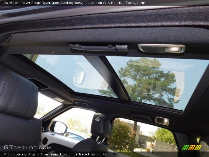 Carpathian Grey Metallic / Ebony/Cirrus 2016 Land Rover Range Rover Sport Autobiography