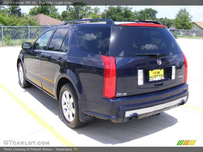 Blue Chip / Light Gray 2006 Cadillac SRX V6