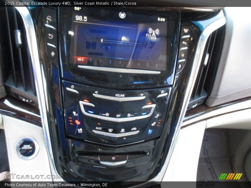 Silver Coast Metallic / Shale/Cocoa 2015 Cadillac Escalade Luxury 4WD