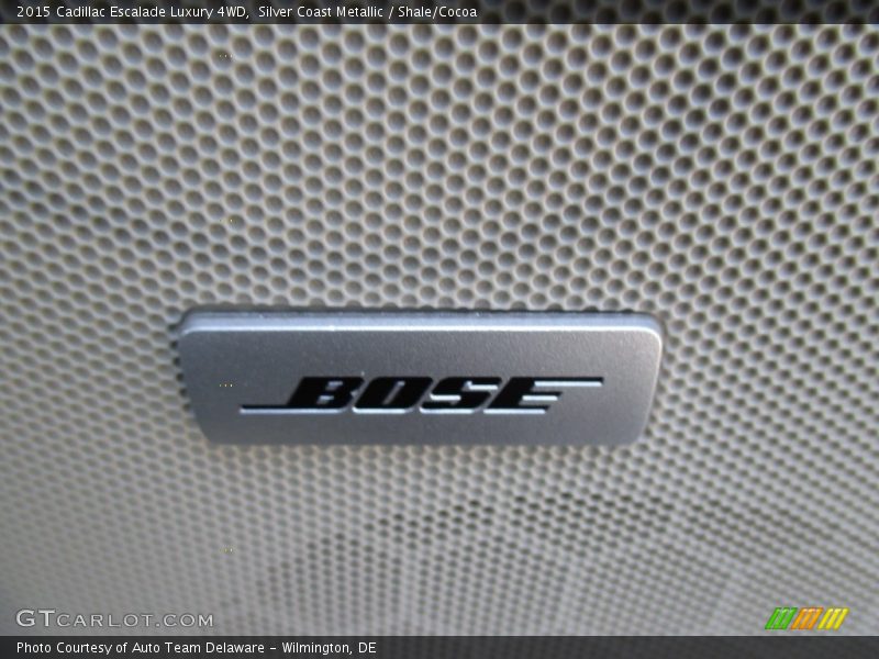 Silver Coast Metallic / Shale/Cocoa 2015 Cadillac Escalade Luxury 4WD
