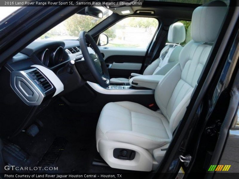 Santorini Black Metallic / Ebony/Cirrus 2016 Land Rover Range Rover Sport SE