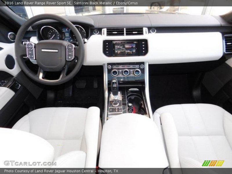 Santorini Black Metallic / Ebony/Cirrus 2016 Land Rover Range Rover Sport SE