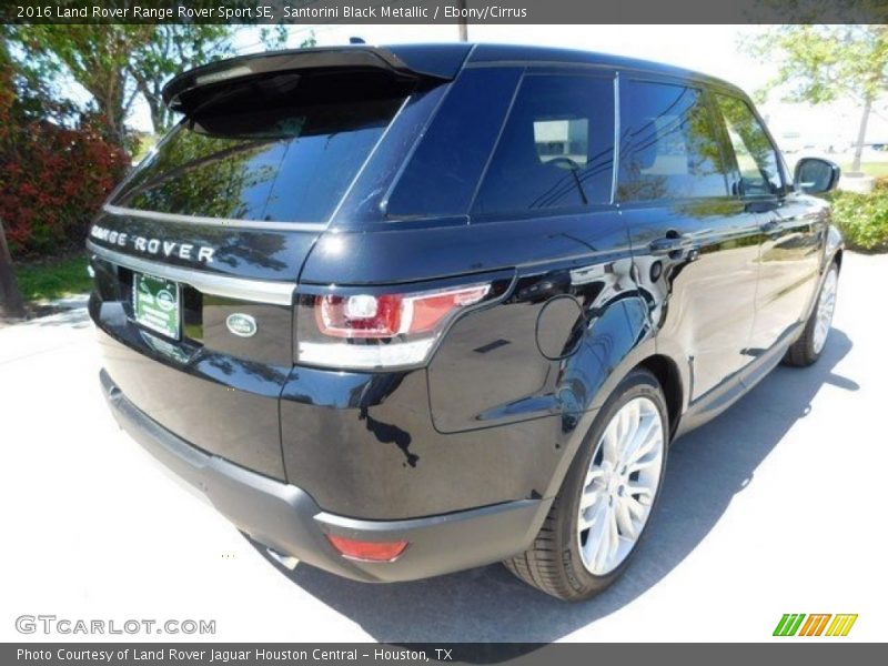 Santorini Black Metallic / Ebony/Cirrus 2016 Land Rover Range Rover Sport SE