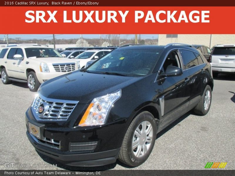 Black Raven / Ebony/Ebony 2016 Cadillac SRX Luxury