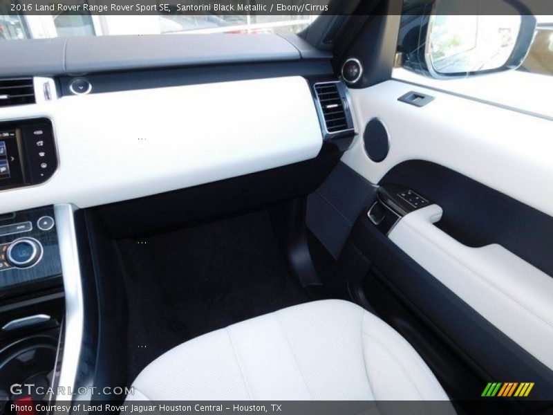 Santorini Black Metallic / Ebony/Cirrus 2016 Land Rover Range Rover Sport SE