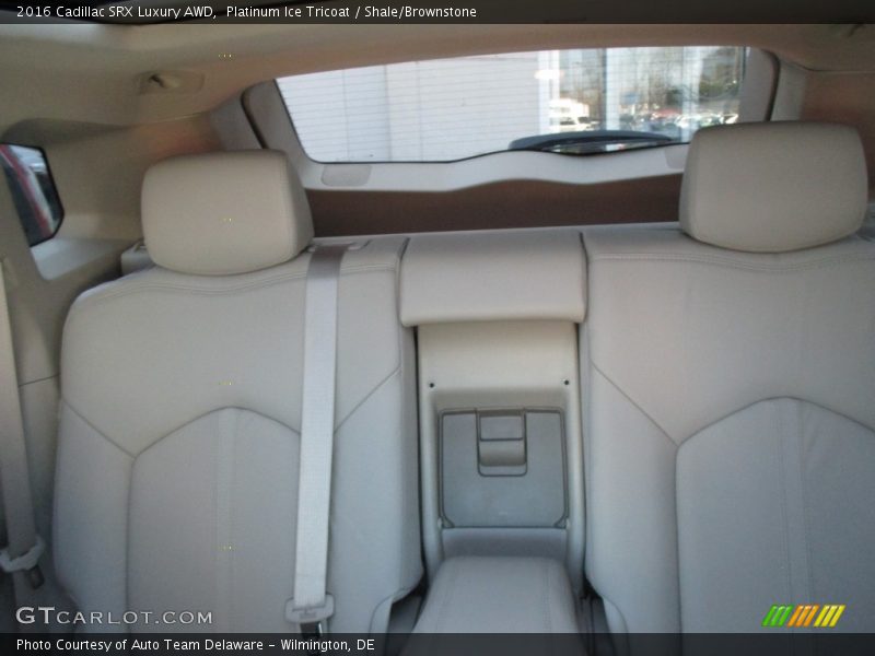 Platinum Ice Tricoat / Shale/Brownstone 2016 Cadillac SRX Luxury AWD