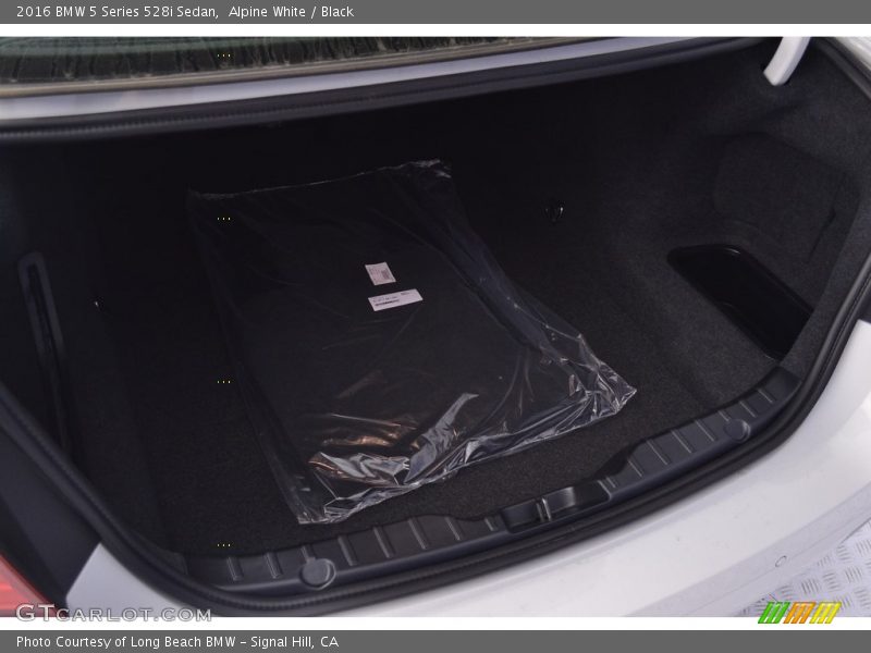 Alpine White / Black 2016 BMW 5 Series 528i Sedan