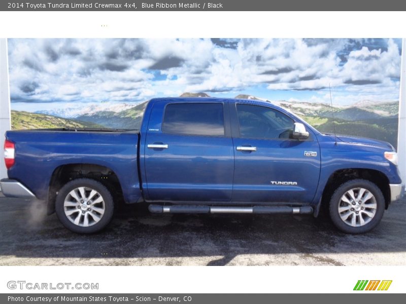 Blue Ribbon Metallic / Black 2014 Toyota Tundra Limited Crewmax 4x4